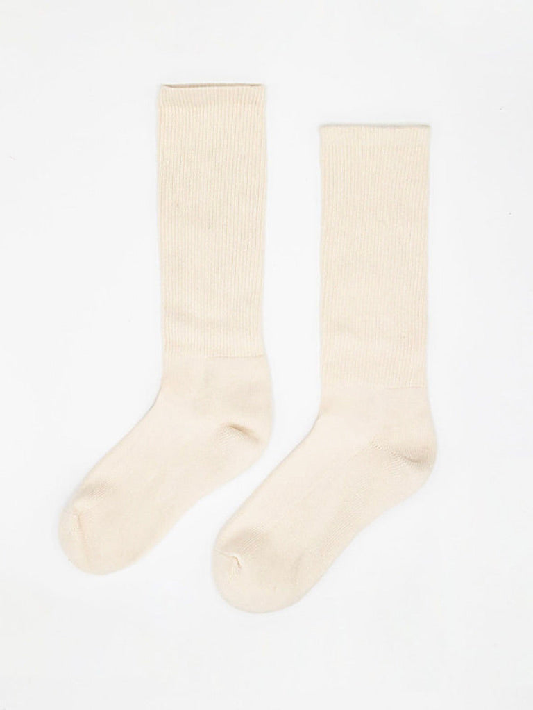 Creme Crew Sock