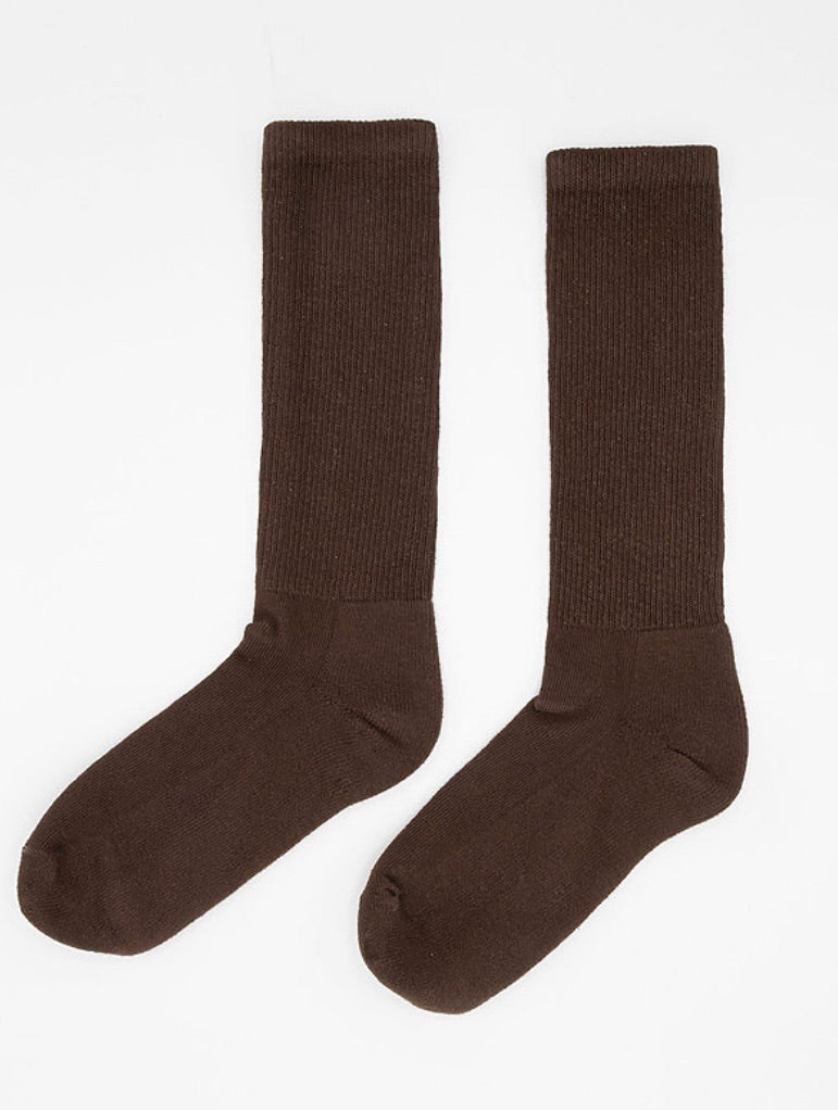Chocolate Crew Sock